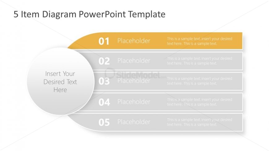 Diagram of 5 Items Agenda