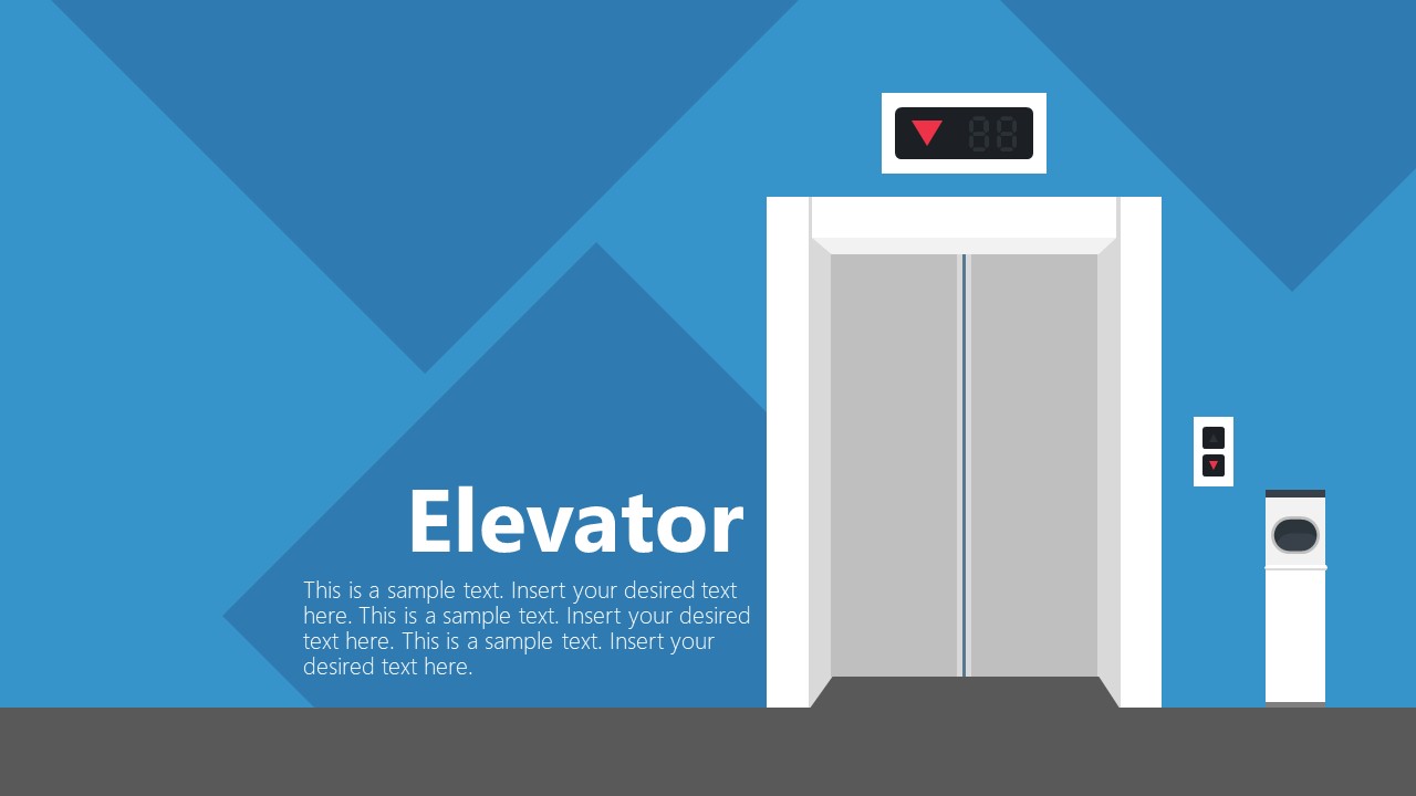 Elevator PowerPoint Shapes - SlideModel