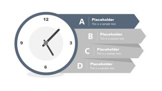 4 Steps PowerPoint Analog Diagram 