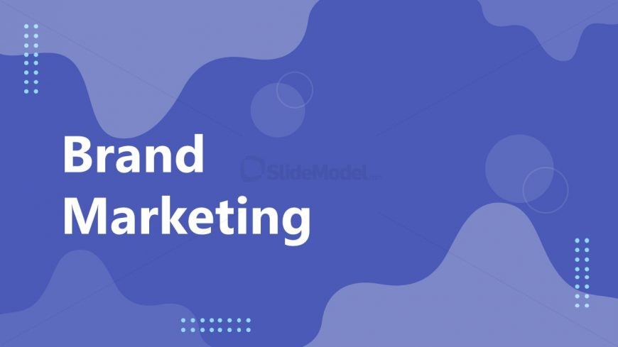 Cover Template for Brand Marketing PPT