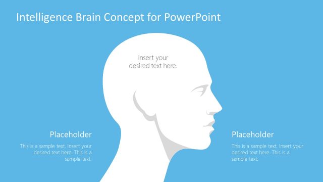 Human Head Diagram PowerPoint