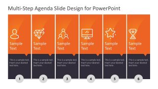 Vertical Presentation Agenda in 6 Steps 