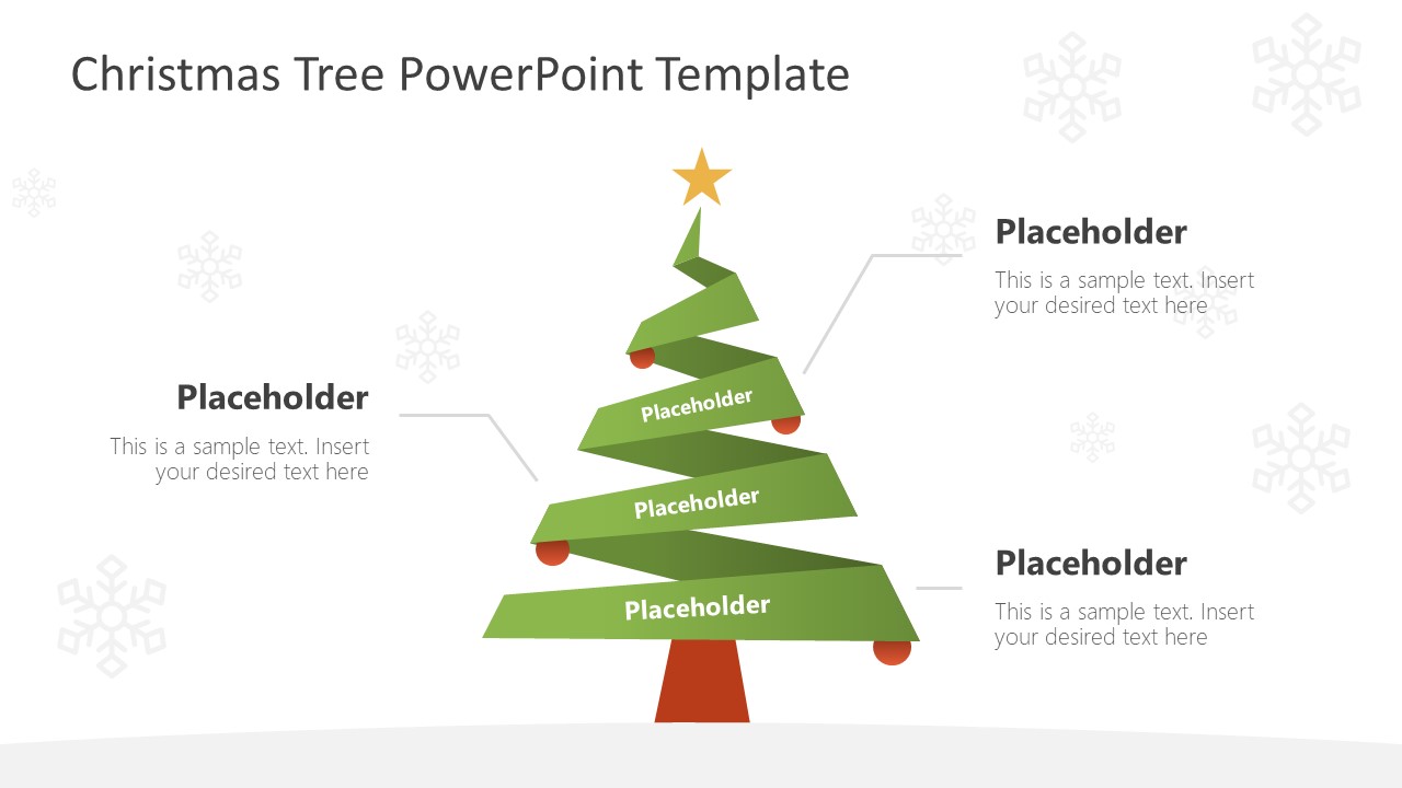 Pine Tree for Christmas Presentation 