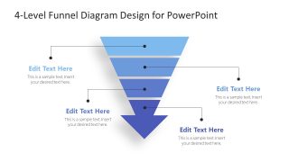 Presentation od 4Steps Funnel Arrow 