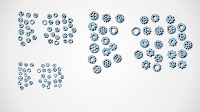 Quick Edit Gear Vectors For PowerPoint