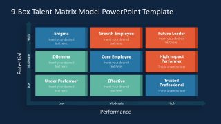 Presentation of Talen Matrix in 9 Box Grid