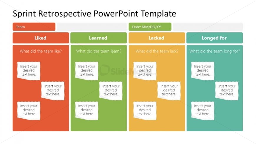 Scrum Sprint Retrospective PowerPoint