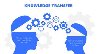 Mentoring PowerPoint Diagram of Knowledge Sharing 