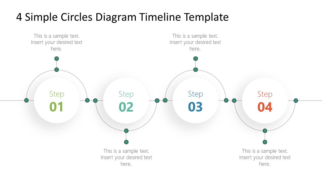 4 Milestones Roadmap PowerPoint 