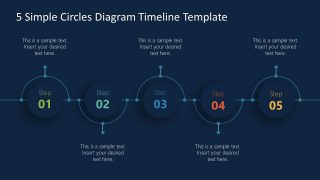 5 Milestones Roadmap PowerPoint 