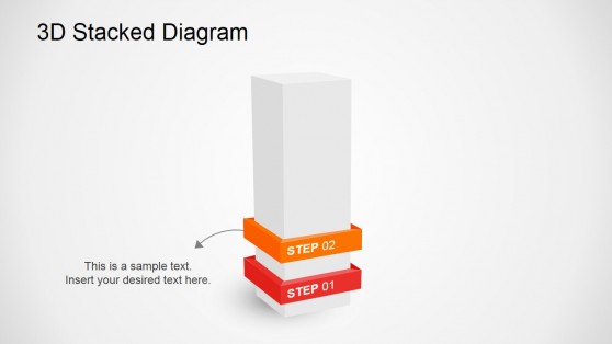 Second Step Slide Diagram for PowerPoint