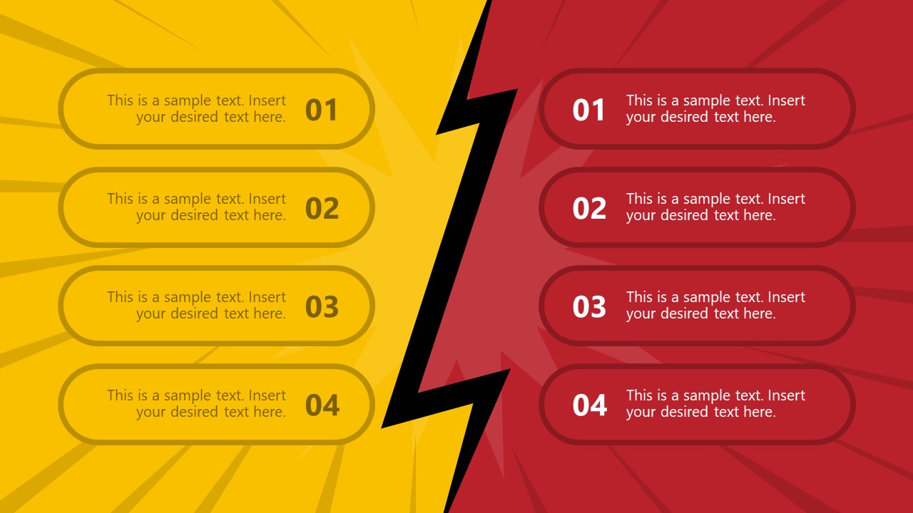 Comparison A Vs B PowerPoint Template - SlideModel