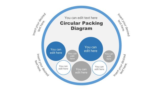 Circular Packing Diagram Bubble Template