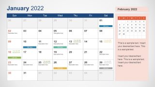  2022  Calendar PowerPoint  Templates  SlideModel