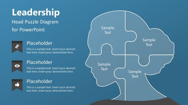 Jigsaw Puzzle of Leadership Template
