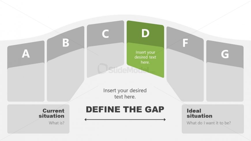 PPT Template of Bridge Shape 