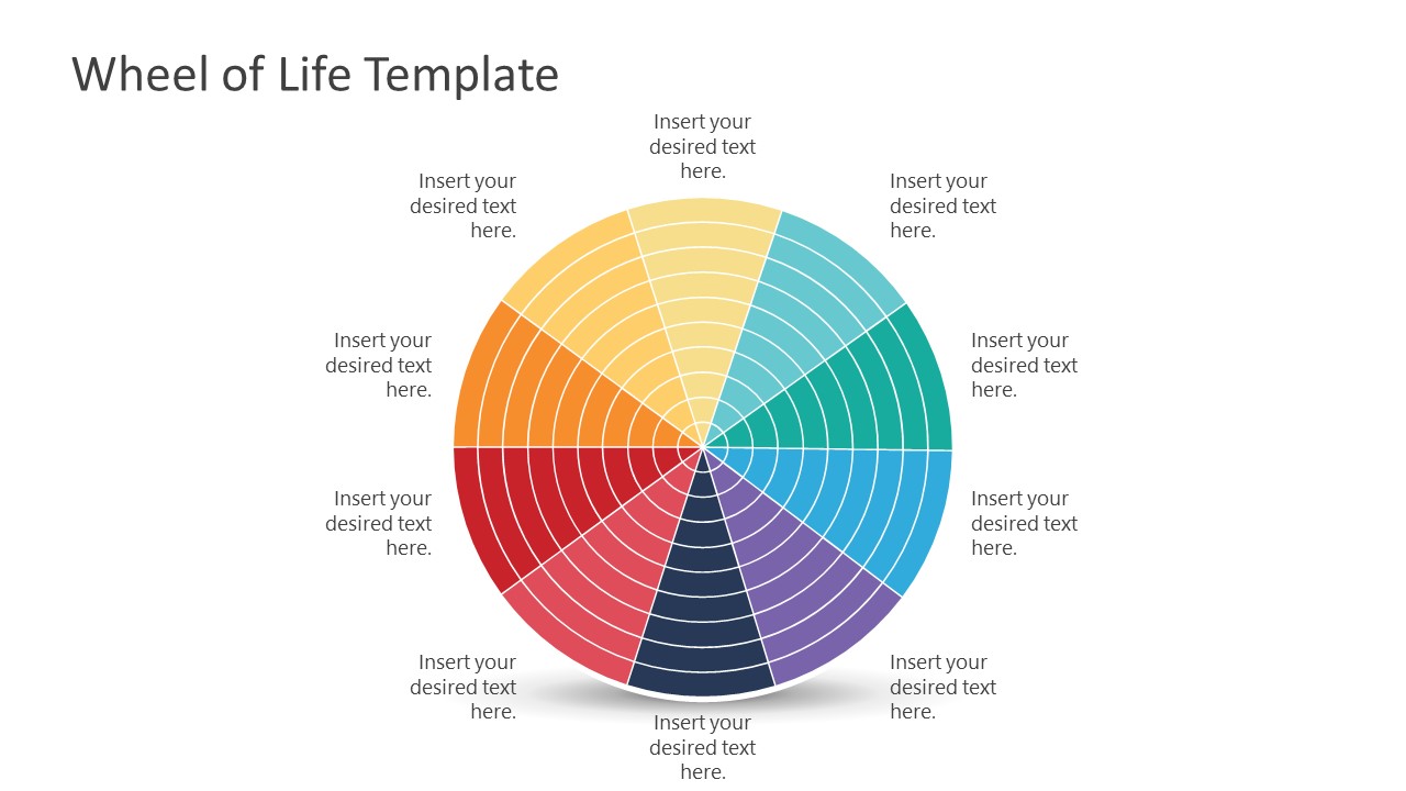 Wheel of Life PowerPoint Template Pertaining To Blank Wheel Of Life Template