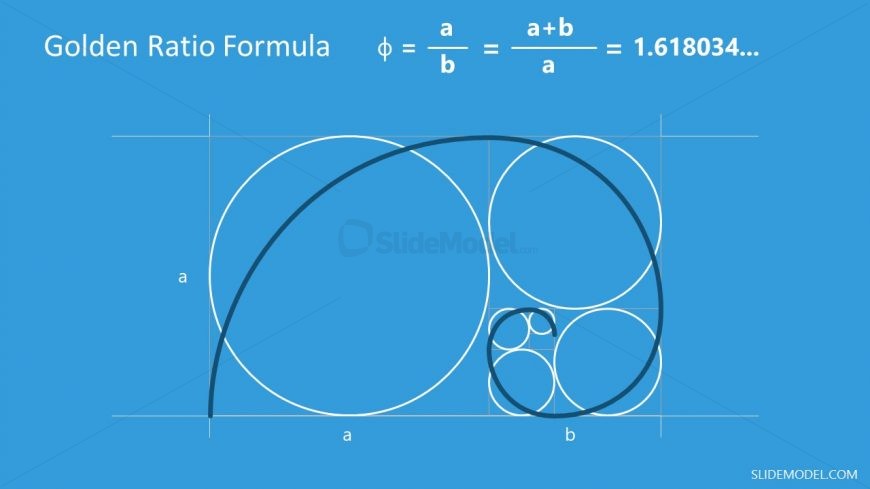 PowerPoint Diagram of Golden Ratio Concept