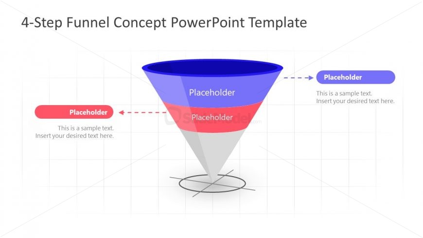 PowerPoint Funnel Diagram Stage 2