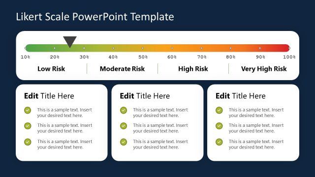 PowerPoint Likert Scale for Risk Evaluation