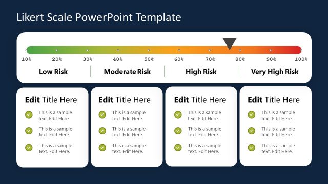 PowerPoint Likert Scale Rating Layout