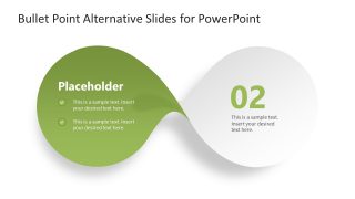 PowerPoint Bow-Shaped Diagram Step 2 