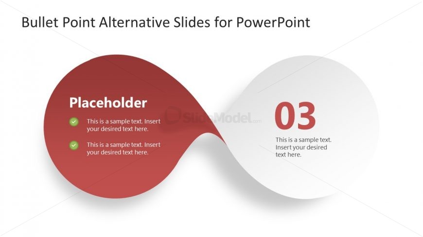PowerPoint Bow-Shaped Diagram Step 3