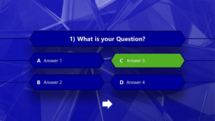 Editable Quizzes Template Multiple Choice 