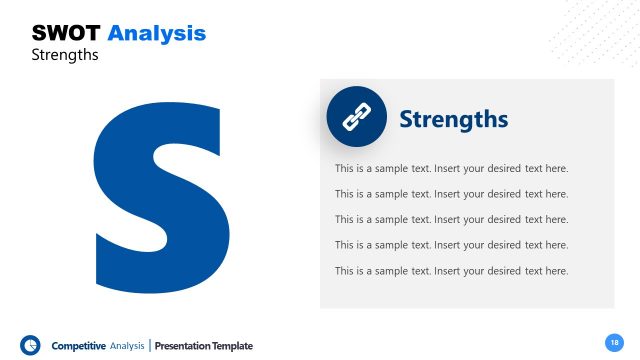 Competitors Analysis Strengths Template