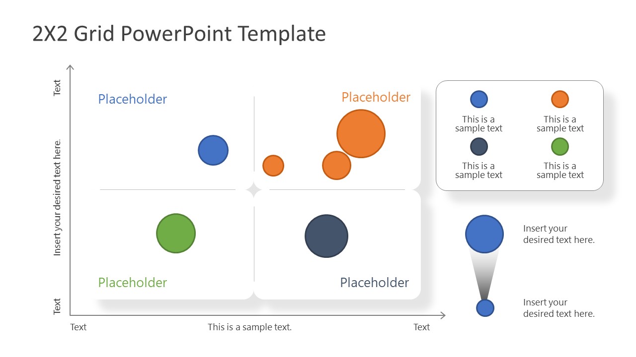 2x2 Matrix PowerPoint Template SlideModel