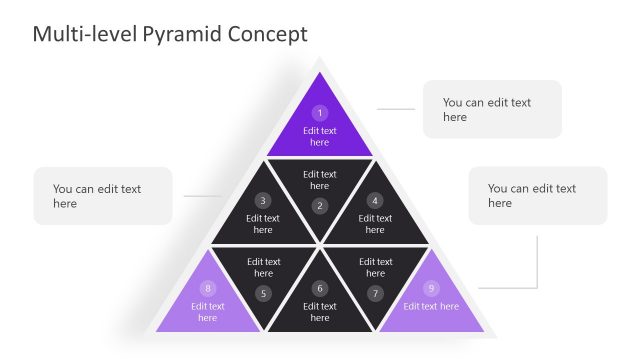 Multi-level Pyramid Concept PowerPoint Template