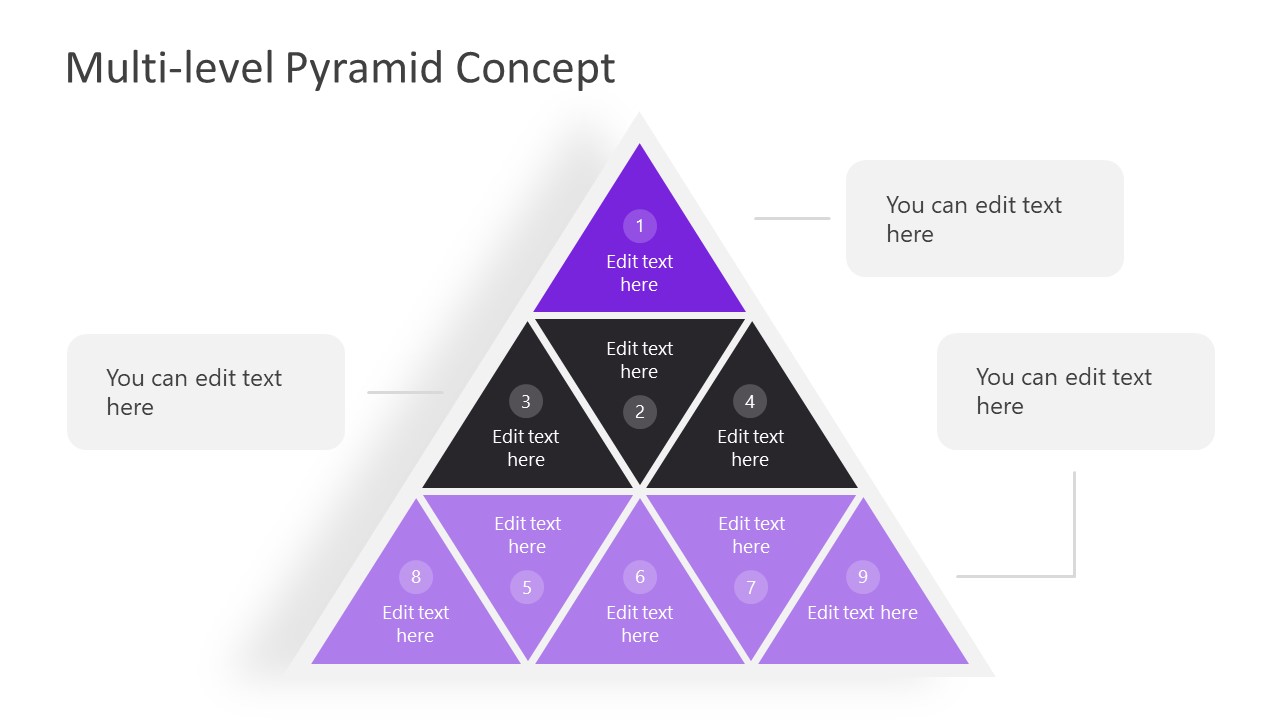 Editable Diagram For Pyramid PowerPoint - SlideModel