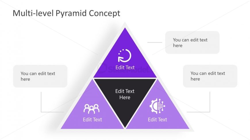 Pyramid Template Diagram Multi-Level Design