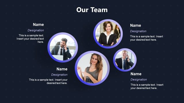 Technology PowerPoint Template Team Slide