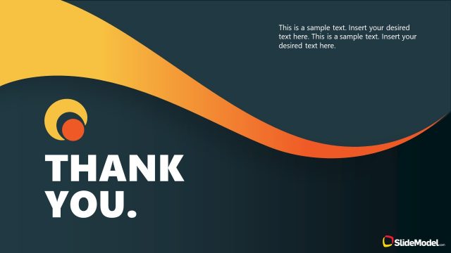 Thank You Slide of Business PowerPoint Theme