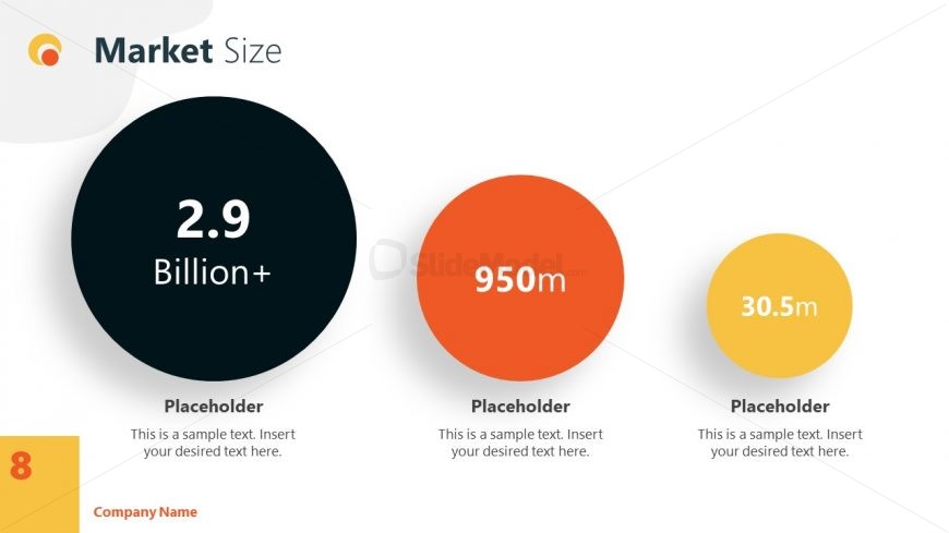 Market Value Share PowerPoint Diagram