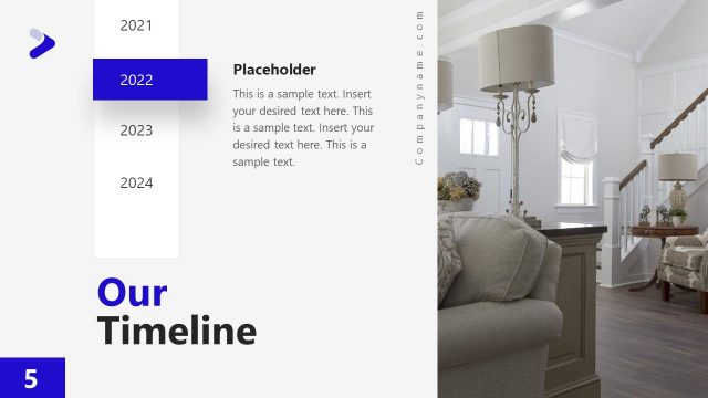 Proficiency PowerPoint Timeline Template