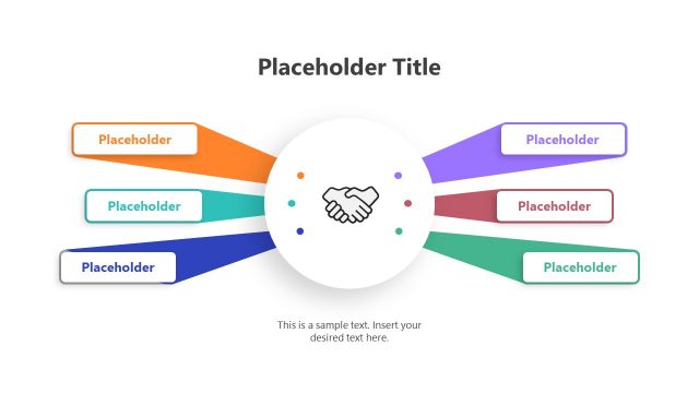 6 Elements 1 Goal PowerPoint Diagram