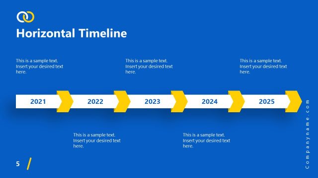 Company Timeline Impactful Template
