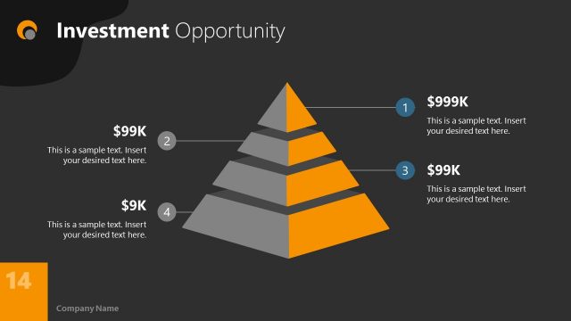 Dark Background Business PowerPoint Investment