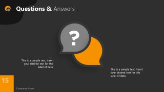 Dark PowerPoint Theme for QAs Slide