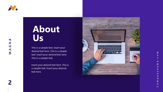 Magna Presentation About Us Template