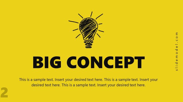 Light Bulb Big Concept PowerPoint