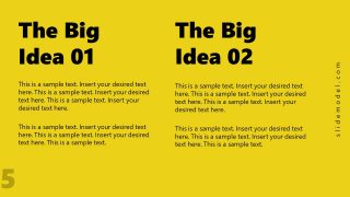 PowerPoint Concept 2 Big Ideas PPT