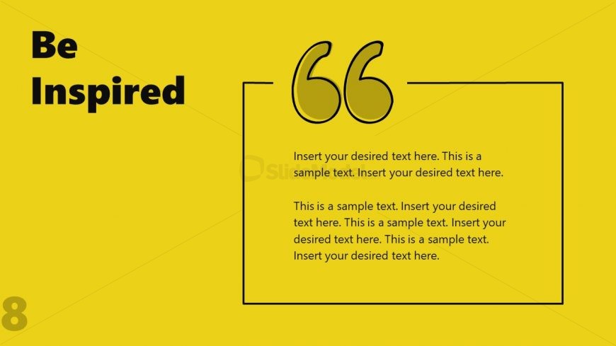 PPT Big Idea Quote Template