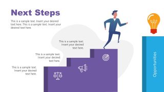 4 Steps Stairs Diagram for Next Steps