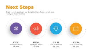 Slide of Horizontal Process Flow Step 4