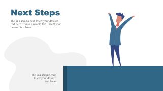 Next Steps PowerPoint Template - SlideModel