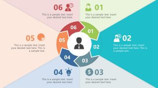 Circular Chevron Process Cycle Step 2 PPT