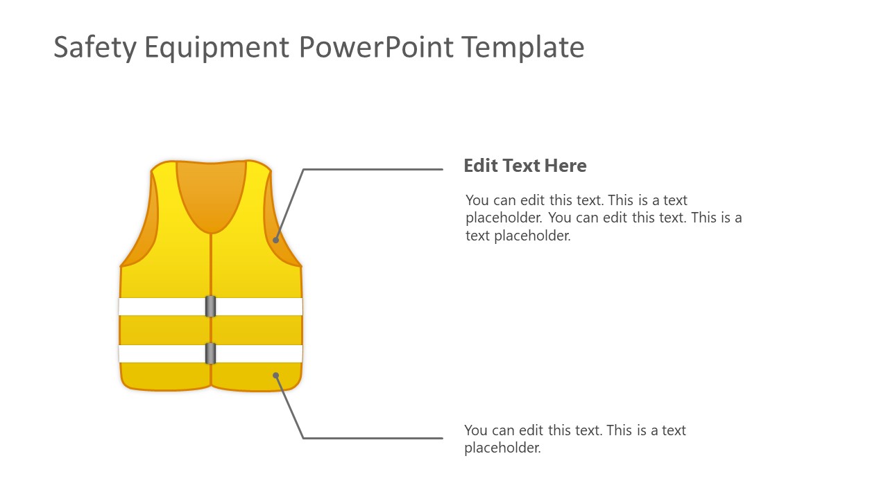 Yellow Reflective Jacket Roadside Workers Template 